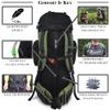 Duraton Hiking Backpack 75L - Internal Frame Pack With Rain Cover for Outdoor Backpacking Fishing Camping and Travel view 3