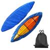 (2.6m-6m/7.8-18ft) Kayak Cover Canoe Cockpit Dust Cover, Waterproof UV Sunblock Shield Protector for 7 Sizes Fishing Boat,Kayak,Canoe,Paddle Board (Blue, Suitable for (3.6-4m/10.8-12ft) Kayak) view 1
