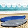 (2.6m-6m/7.8-18ft) Kayak Cover Canoe Cockpit Dust Cover, Waterproof UV Sunblock Shield Protector for 7 Sizes Fishing Boat,Kayak,Canoe,Paddle Board (Blue, Suitable for (3.6-4m/10.8-12ft) Kayak) view 4