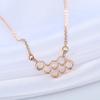 Stan-Deed Honeycomb Necklace Hexagon Geometric Pendant Beehive Jewelry Fashion Gift for Women (Gold) view 4