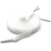 YJRVFINE Flat Velvet Shoe Laces: 1 Pair 31 Inch White Single Side Velour Shoelaces for Sneakers view 3