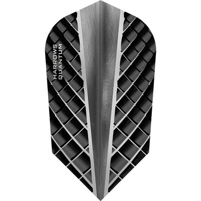 Harrows Quantum Dart Flights - 100 Micron - Slim - 3D Effect - 1 Set (3) (Smokey)