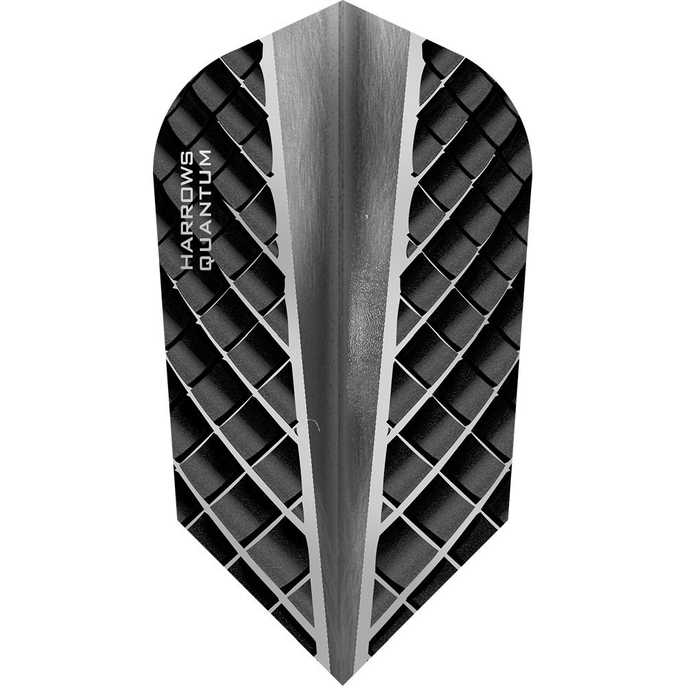 Harrows Quantum Dart Flights - 100 Micron - Slim - 3D Effect - 1 Set (3) (Smokey)