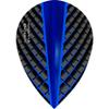 Harrows Quantum Dart Flights - 100 Micron - Pear - 3D Effect - 1 Set (3) (Dark Blue) view 1