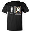 Radiologic Technologist VS Doctor Dabbing Unicorn T-Shirt Black view 1