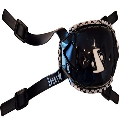 SportStar Victory T-Rex Hurricane Gel Football Chinstrap (Black, S/M)