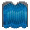 Cal 7 Blank Maple Skateboard Decks with Grip Tape (Bundle of 10) (Blue, 8.25") view 1
