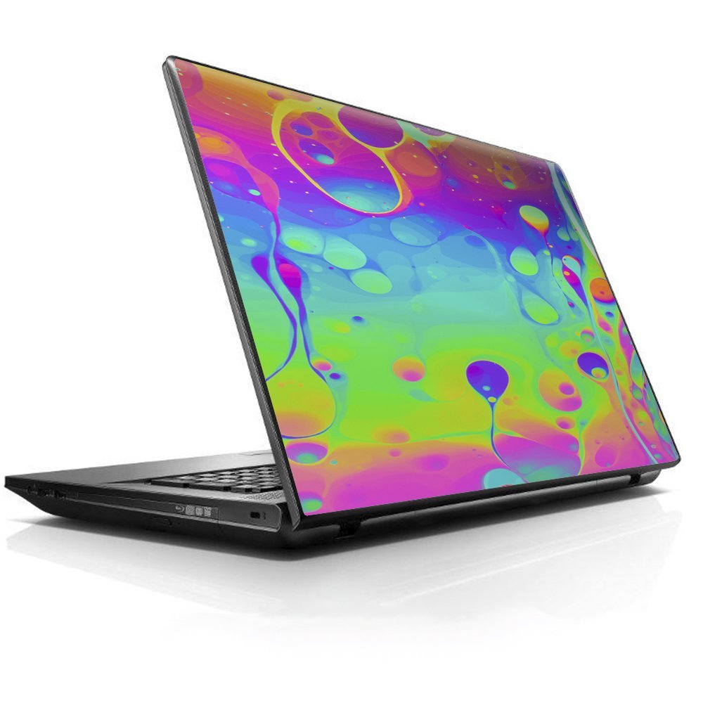 15 15.6 inch Laptop Notebook Skin Vinyl Sticker Cover Decal Fits 13.3" 14" 15.6" 16" HP Lenovo Apple Mac Dell Compaq Asus Acer Trippy tie die Colors Dripping Lava