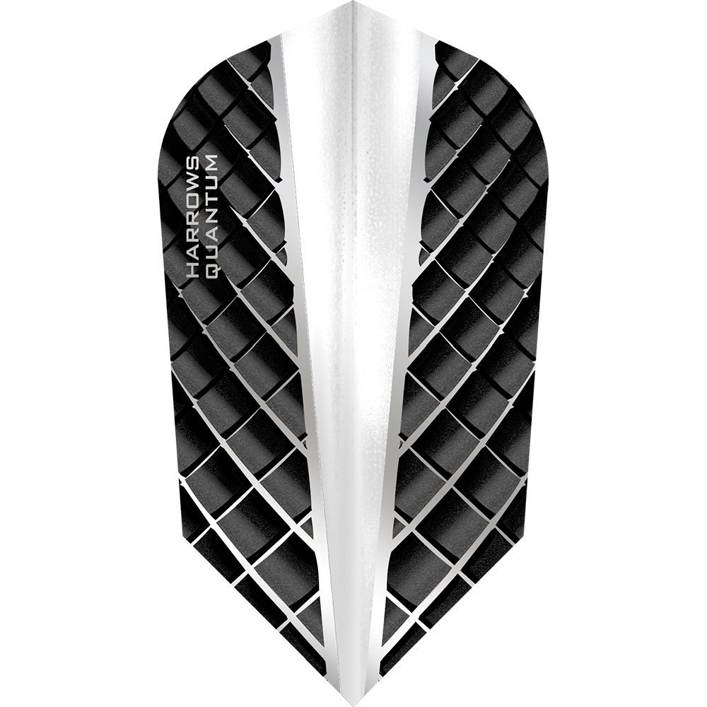 Harrows Quantum Dart Flights - 100 Micron - Slim - 3D Effect - 1 Set (3) (Clear)