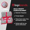 Logo Brands NCAA North Carolina State Wolfpack Frosty Fleece Throw Blanket (50" x 60")  Soft Sherpa Material with Team Logo, Team Color Trim view 4