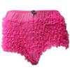 Agoky Women's Sexy Frilly Ruffled Panties Dance Bloomers Booty Shorts Underwear Hot Pink One Size view 4