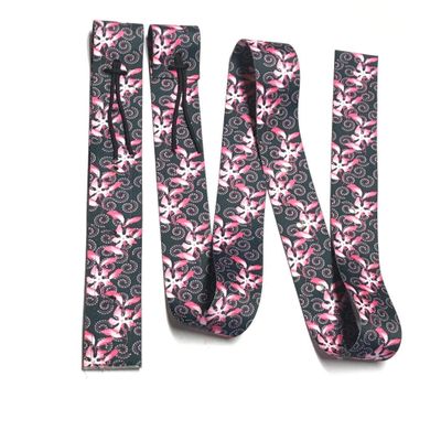 Hot Pink cinch strap set latigo double off billet stitched together billet