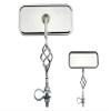 Lowrider Two Cage Rectangle Mirrors All Chrome. Set of Bike Mirrors. Pair of Bicycle Mirrors. 2 Bike Mirrors. view 1