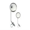 Two Round Mirror All Chrome. Set of Bike Mirrors. Pair of Bicycle Mirrors. 2 Bike Mirrors. view 1