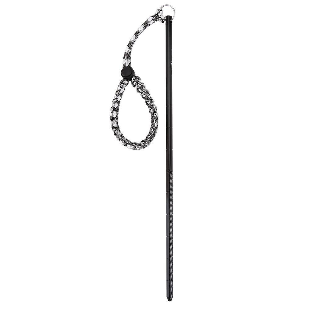 Diving Stick, 34cm Aluminum Alloy Noise Maker Rod Pointer with Adjustable Wrist Lanyard Accessories (Black)