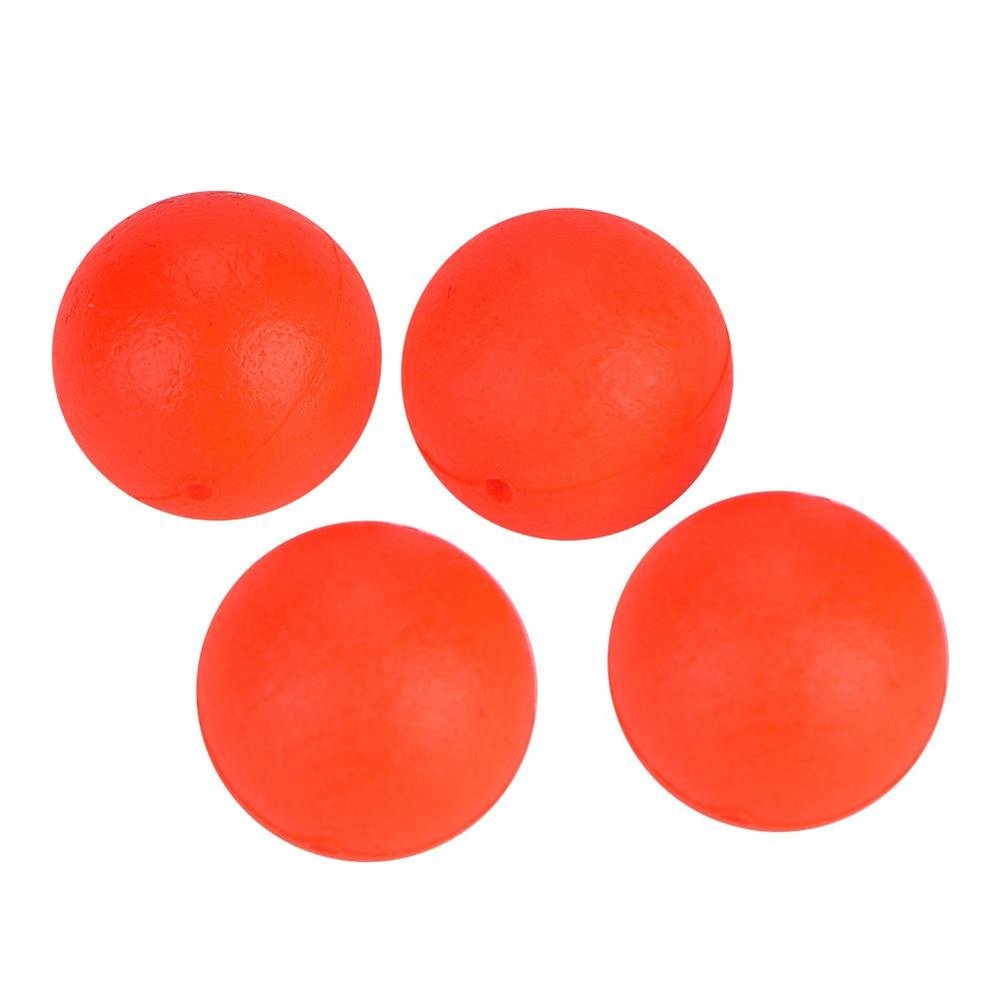 100pcs Eps Foam Buoyancy Ball Fishing Float Bobbers Drift Ball Strike Indicator Fishing Tackle (4#(18Mm))