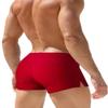 TONLEN Mens Swimwear Short Swim Trunks with Zipper Pocket, Red #1, US M_Asia Tag L,Waist:29.5"-33.5" view 3