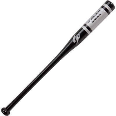 GP 44279Y Baseball Training Bat, Junior, 31.5 inches (80 cm), 27.1 oz (800 g), Wooden, Black x Silver