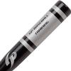 GP 44279Y Baseball Training Bat, Junior, 31.5 inches (80 cm), 27.1 oz (800 g), Wooden, Black x Silver view 4