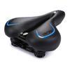 UNISTRENGH Oversized Bike Saddle Seats Extra Wide Big Bum Silica Gel Padded Cushion Bicycle Cycling (Blue/Black) view 3