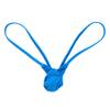 ACSUSS Men's Grape Smugglers Micro Bulge Pouch Thongs V-String Bikini Briefs Underwear Blue M view 3