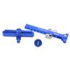 MILAEM Archery Compound Bow Sight Single Pin Scope Sight with 4/6/8X Magnification Lens Aluminum Target Sight Compound Bow Accessory (Blue 1, 8X) view 4