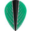 Harrows Quantum X Dart Flights - 100 Micron - Pear - 3D Effect - 1 Set (3) (Jade) view 1