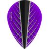 Harrows Quantum X Dart Flights - 100 Micron - Pear - 3D Effect - 1 Set (3) (Purple) view 1