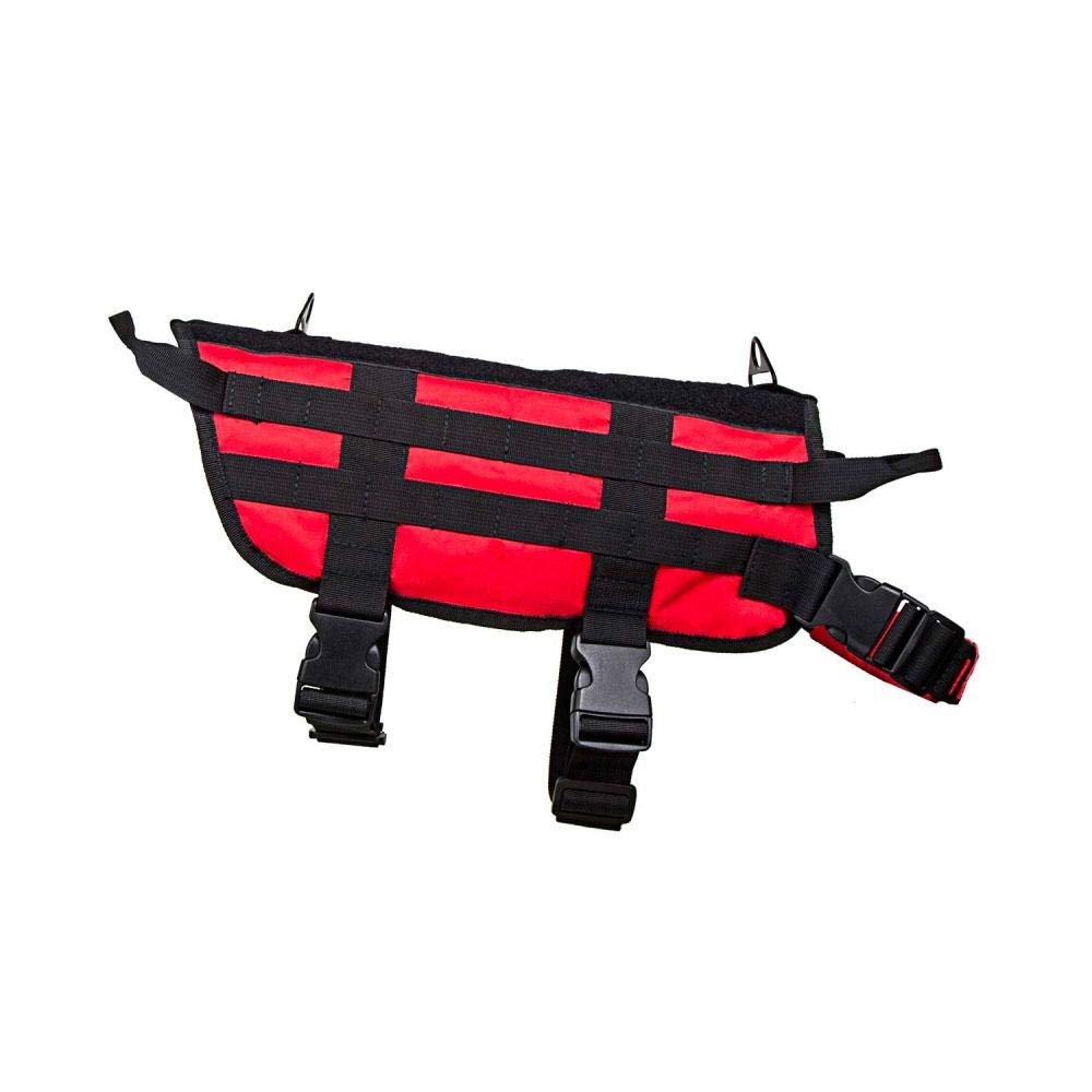 NcStar CVK93005RM K9 Tactical Vest, Medium, Red
