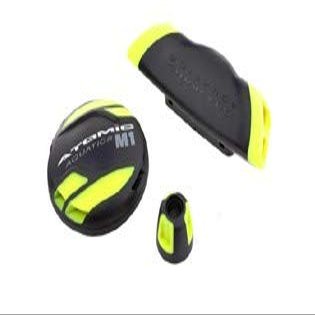 Atomic Aquatics M1 Regulator Color Kit color Yellow - Purge Cover Adjustment Knob Exhaust Deflector Scuba Dive Equipment Bundle w/Andersons Scuba Safety Guide