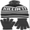 Polar Wear Boy's Knit Hat & Gloves Set in 3 Fun Designs (KILLIN IT) view 1