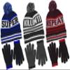 Polar Wear Boy's Knit Hat & Gloves Set in 3 Fun Designs (KILLIN IT) view 2