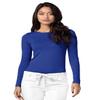 Adar Uniforms, Underscrubs for Women 3 Pack - Long Sleeve Underscrub Comfort Tee - 2903 - Royal Blue - L view 2