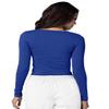 Adar Uniforms, Underscrubs for Women 3 Pack - Long Sleeve Underscrub Comfort Tee - 2903 - Royal Blue - L view 3