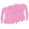Adar Uniforms Underscrubs for Women 3 Pack - Long Sleeve Comfort Tee - 2903 - Sherbet - M view 1