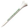 250 Custom Pride Performance Tees - 1 Color Imprint 3-1/4" White view 1