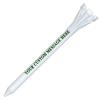 500 Personalized Custom FLYtees - Plastic Golf Tees - 1 Color Imprint 2-3/4" White view 1