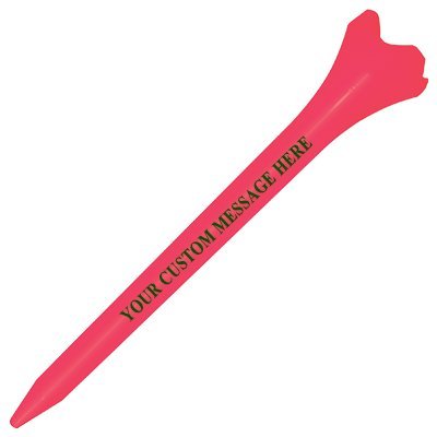 500 Custom Pride Performance Tees - 1 Color Imprint 3-1/4" Citrus Pink