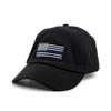 Bone Head Outfitters Blue Honor Hat-Adjustable Unstructured Buckle Closure Hat-Supporting America's Law Enforcement view 2