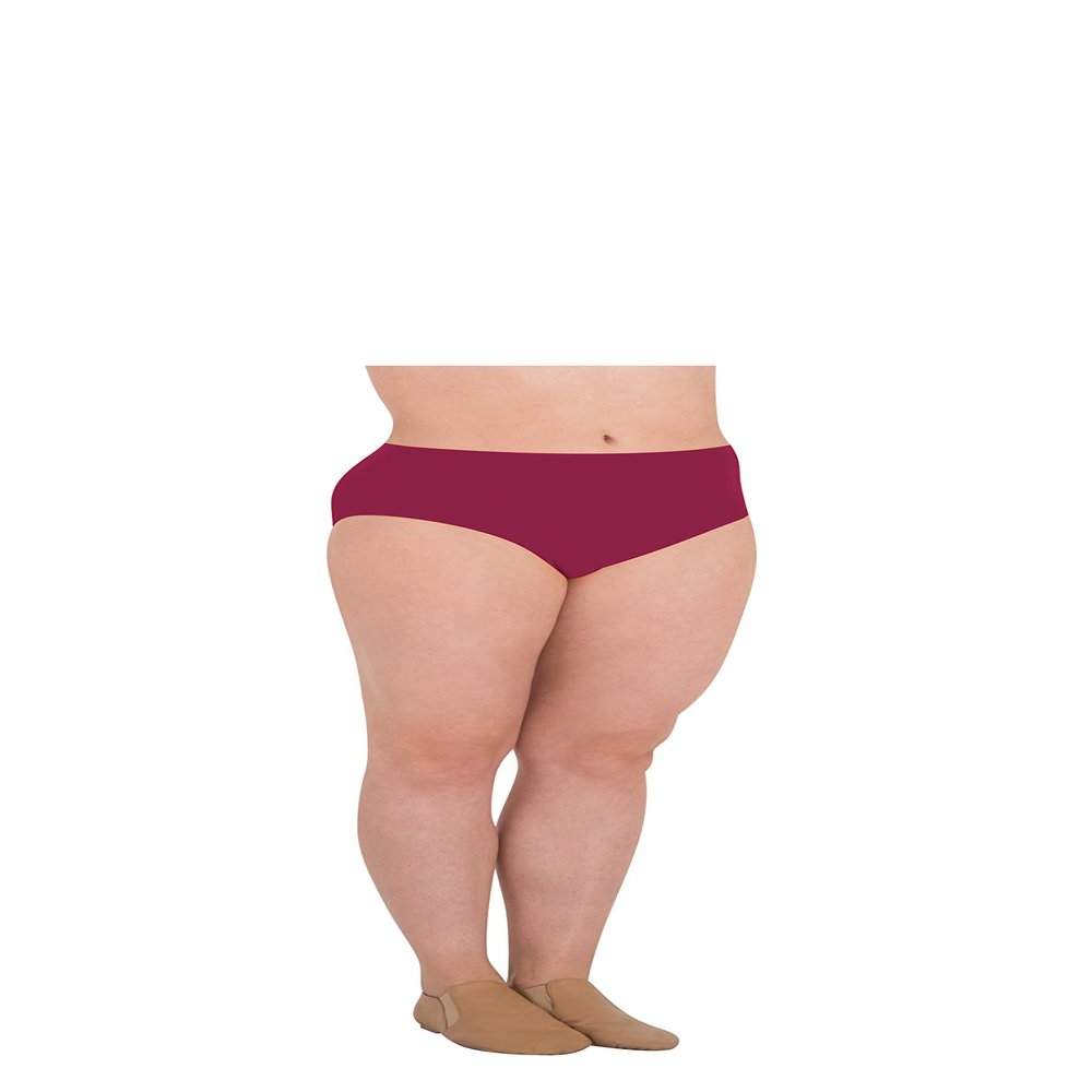 Bodywrappers Girls' Athletic Brief, Cardinal, 8-10
