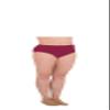 Bodywrappers Girls' Athletic Brief, Cardinal, 8-10 view 1