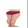 Bodywrappers Girls' Athletic Brief, Cardinal, 8-10 view 2