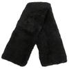ECP Equine Comfort Products Easy Fit Genuine Merino Sheepskin Girth Cover, Prevents Gall Sores & Chafing, Sweat-Absorbing, Breathable, Soft & Protective, 32 Inches, Black view 1