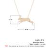 Stan-Deed Rabbit Necklace Charm Animal Running Bunny Pendant Lovely Jewelry for Women (Gold) view 4
