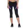 Santic Women's Bike Pants 4D Padded Cycling Capris Shorts 3/4 Biking Tights Bicycle Capris Purple view 1