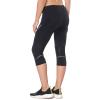 Santic Women's Bike Pants 4D Padded Cycling Capris Shorts 3/4 Biking Tights Bicycle Capris Purple view 2