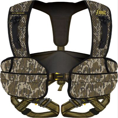 Hunter Safety System Hybrid Harness w/Elimishield Mossy Oak Bottomland Large/X-Large, Multi-Color