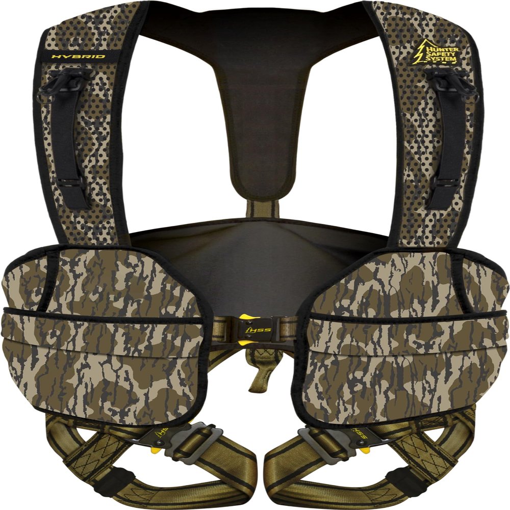 Hunter Safety System Hybrid Harness w/Elimishield Mossy Oak Bottomland Large/X-Large, Multi-Color