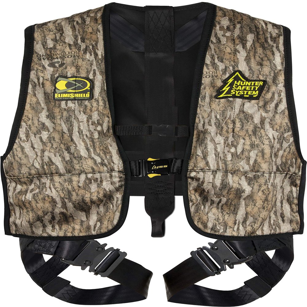 Hunter Safety System HSS Lil' Treestalker Youth Tree-Stand Safety Harness, Provides The Utmost Safety For Kids, Mossy Oak Bottomland
