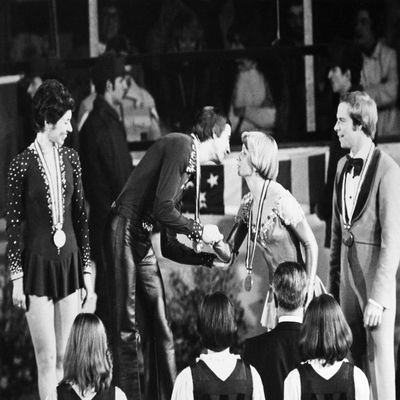 Olympic Games 1976 Nalexander Gorshkov Of The Soviet Union Winner Of The Gold Medal With Partner Lyudmila Pakhomova (Left) In The Ice Dancing Competition At The Winter Olympic Games In Innsbruck Austr